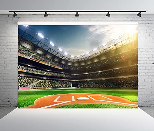 BELECO 15x10ft tkanina Bejzbol pozadina bejzbol teren stadion fotografija pozadina za Baby