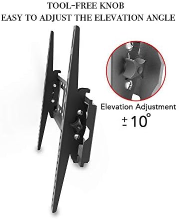 Držač za zidni nosač od nehrđajućeg čelika za većinu 32-70 inča ravne zakrivljene televizore,