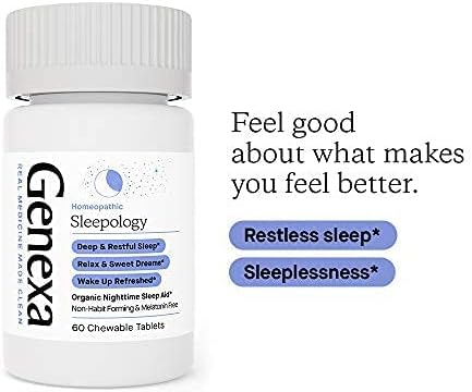 Genexa Sleepology® pomoć pri noćnom spavanju-60 tableta-pomoć pri noćnom spavanju koja će vam pomoći da