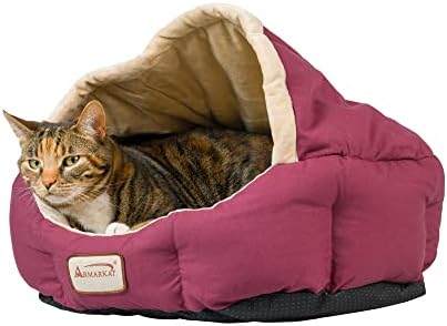 Armarkat krevet za mačke dugačak 18 inča C08hjh/MH, bordo i bež