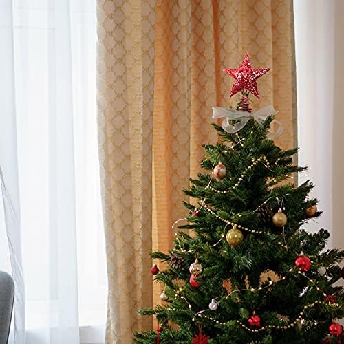 AMPOPT Top Tree Božićni ukras Petokrak zvjezdani šuplji trodimenzionalni kućni dekor