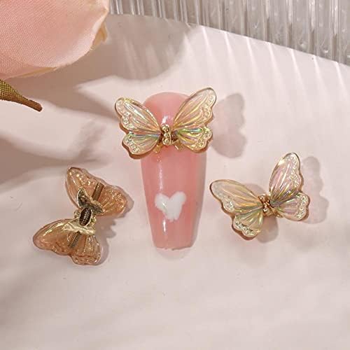 10kom slatka 3d smola leptir nail Art nakit nail Art nakit dodatna oprema DIY Nail Art -