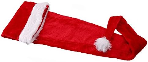 LERTREE Unisex crveni Santa šešir Super dug Božić pliš šešir Božić Party Holiday Overlength Santa Claus kapa za odrasle djecu