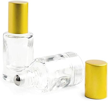 Grand Parfums Luksuzne boce za staklene valjke cilindrične staklene boce, 5ml Esencijalno