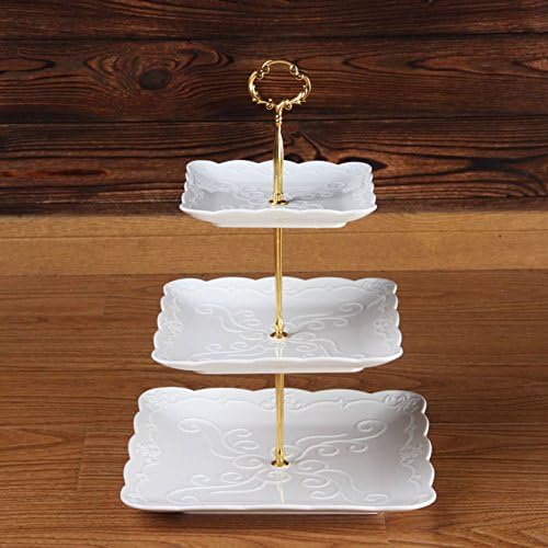 Stalak za torte Cupcake tray desert display evropski luksuz kreativan za vjenčanje ili dnevni boravak troslojni-K