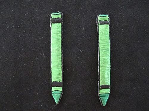 Zelena bojica 2pcs 2-1 / 2 inča l Iron na zakrpe za odjeću, vezena patch slatka za žene muškarci