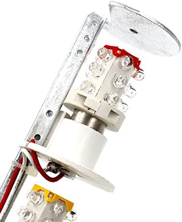 Baomain industrijski signal lagan stupac LED alarm Square Twer Tower Light indikator Kontinuirano svjetlo upozorenje svijetlo crveno dc 12v lta-402t