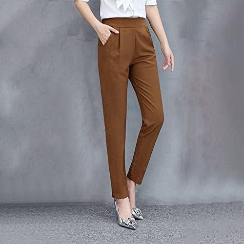 Miashui Plus Size široke pantalone za žene Nova tanka elastična labava korejska verzija svega Plus veličine