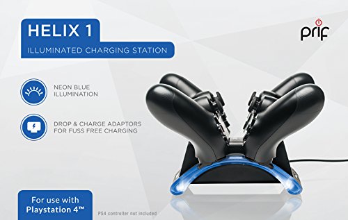 prif XB1-Helix 1 osvijetljena priključna stanica uključujući 2 punjive baterije - Xbox One
