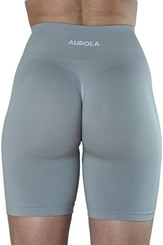 Aurola ženske atletske kratke hlače Bespremljena visoka stručna trčanje sportske teretane Fitness joga elastična vježba 7.5 Biciklističke gaćice