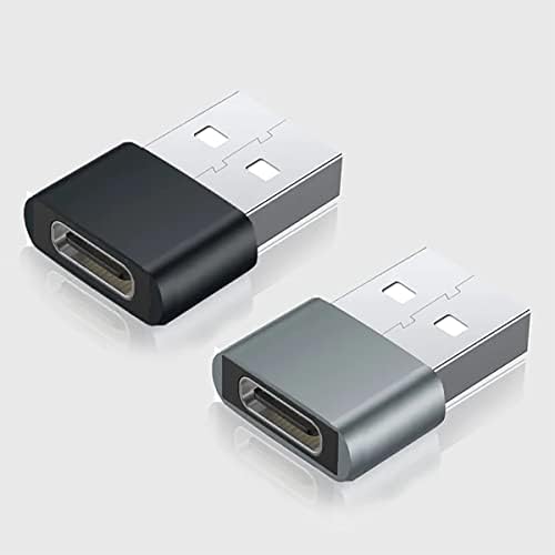 USB-C ženka za USB muški brzi adapter kompatibilan sa vašim Nokia 8 Sirocco za punjač, ​​sinkronizaciju, OTG uređaje poput tastature, miša, zip, gamepad, pd