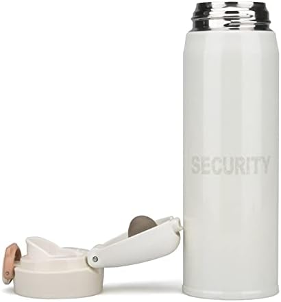 Sigurnosna slova izolacija flaša za vodu sa poklopcem izolovana čaša od nerđajućeg čelika Kancelarijska čaša sa duplim zidom
