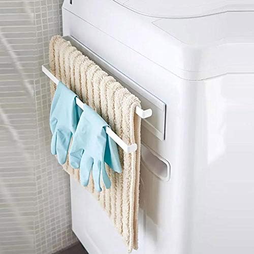 Zidni metalni ručnik za ručnik magnetski dvostruki kupatilo ručni ručnik nosač ručnika od nehrđajućeg