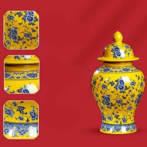 Brulea Jars keramički đumbir Jar, kineski antikni opći jar, Jingdezhen keramički jar, veliki skladišni čaj JAR Dnevna soba Kućni dekoracija
