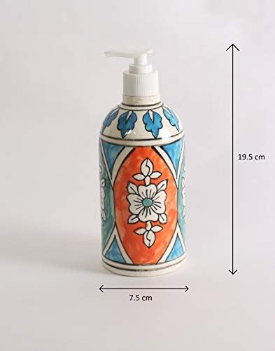 Keramička ručno izrađena, ručno oslikana tekući sapun, gel i šampon