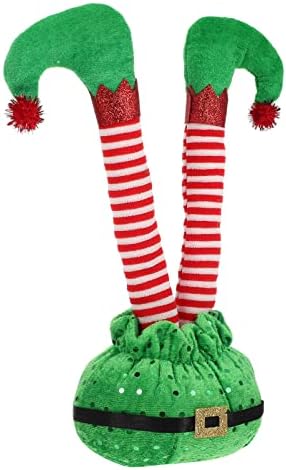 Aboofan Božićno drvce za viseće ukrase Božićne vilice punjene noge pamučne punjene noge za noge za noge TEMPER