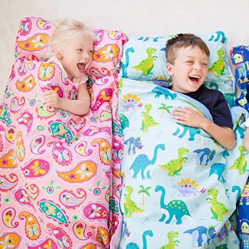 Wildkin originalna prostirka za Drijemanje s jastukom za višekratnu upotrebu za dječake i djevojčice,