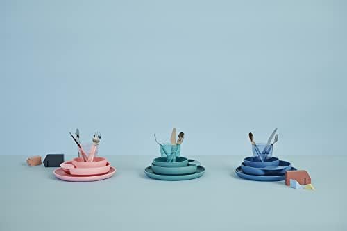 Mepal Mio-dečiji Set posuđa - Miffy Explore - 6 komada sa dečijim tanjirom, posudom, šoljicom i kompletom za jelo - idealan dečiji poklon - sef za pranje sudova