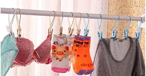 Chiloskit 15kom plastičnih čarapa za pranje veša štipaljka za čarape protiv vetra za putovanja kući