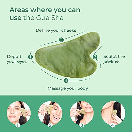 Plantifique Beauty Bundle-korejska maska za lice i Premium žad Gua Sha