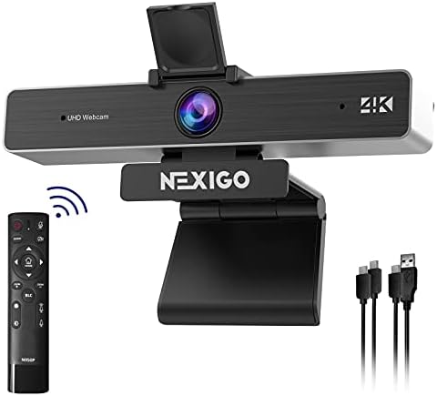 Nexigo Zoom Certified, N950p 4k Zumirajuća Web kamera, RF daljinski, Sony_starvis senzor, 5x