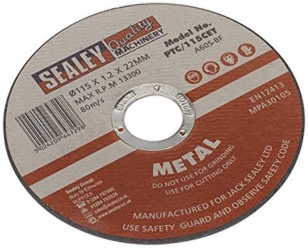 Sealey PTC11510CET disk za sečenje 115 x 1.2 mm 22mm pakovanje od 10