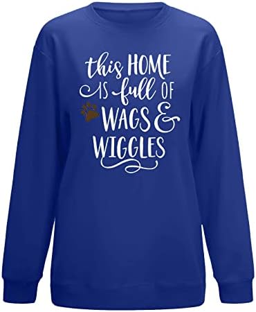 Ovaj dom je pun mašica WAG-a Wiggles Raglan košulje za žene Ležerne prilike dugih rukava slatka pulover