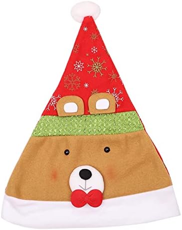 Božić kape Unisex-Santa kape za odrasle Bulk-jelena rog baršun kapa klasični šešir-za Sretan Božić karneval Nova Godina