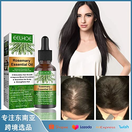 Rosemary Hair Care ulje protiv lomljenja & amp; hranjivo ulje za vlasište - potiče rast kose, smanjuje pad
