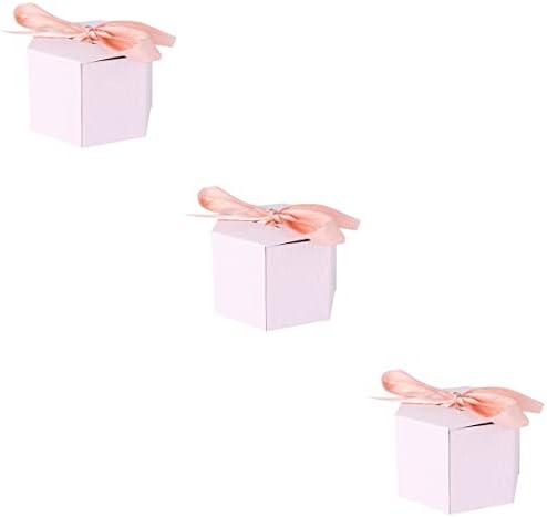 Abaodam 3 kom su šesterokutni kutija ELEGANTNI CANDY CONTERER Romantični poklon kutija za valentinovo