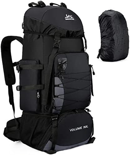 90L kamp putni ruksak s kišnim pokrivačem Lagani turistički dnevni paket za penjanje u kamp ture