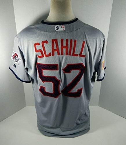 Pittsburgh Pirates Rob Scahill 52 Igra Izdana siva dres zvijezde Stripes 32 - Igra Polovni MLB dresovi