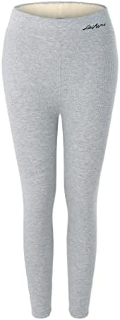 Ženske termičke hlače Zimske Xmas tople hlače Skinny tanki viši struk obrubljene tajice bešavne tajice