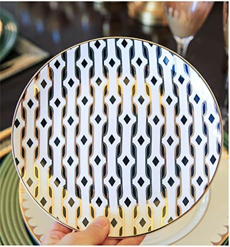Feer keramički pribor za jelo postavio je večeru tanjur sa ubrusom Kombinirani ukras tablice