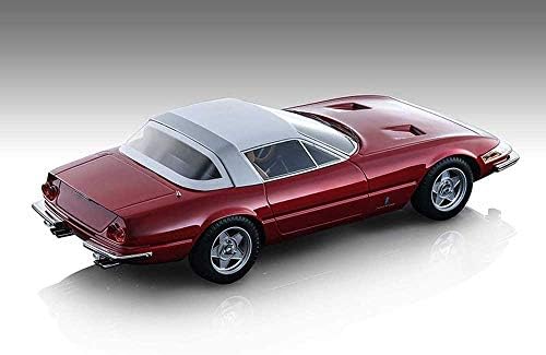 1969 Ferrari 365 GTB / 4 Daytona Coupe Speciale sjaj Ferrari crvena sa bijelim Top Mythos serija Ltd Ed 130 kom 1/18 model automobila od Tecnomodel TM18-108 B