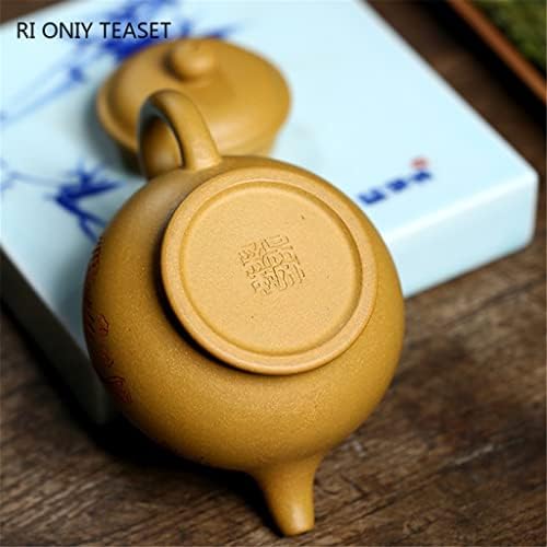 UxZDX Purple Clay Teapots Ore Mudmadmade Tea Ptple Chinese Zisha Tea Pokloni 200ml