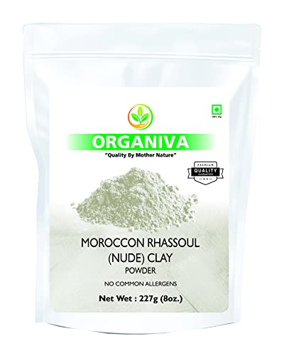 Organiva Moroccon Rhassoul glineni prah 8oz čisti prirodni prah-koristan za detoksikaciju