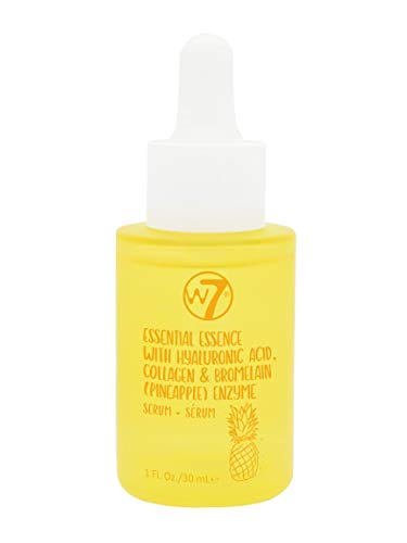 W7 Essential Essence Serum za lice-hijaluronska kiselina & amp; ekstrakt ananasa Serum za lice - podmlađivanje & amp; zaštita kože