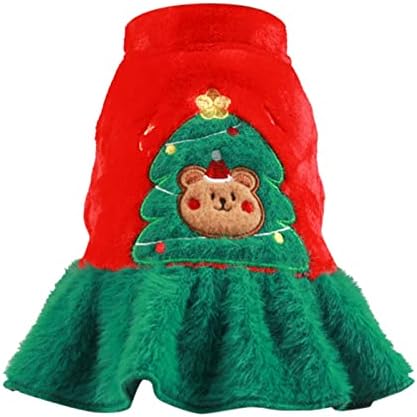 Vješalice za kućne ljubimce Božić za kućne ljubimce za odmor Božićni odmor Božić kućni ljubimac mačka božićna stablo medvjed suknje džemper jesen zimska odjeća za kućne ljubimce za velike pse
