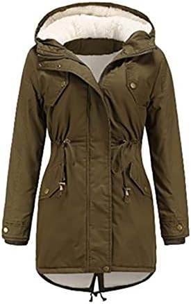 Ženski topli zimski kaput zimska jakna za toplu runu jaknu kaput od jakih parka sa prevelike rukom s dugim rukavima kapuljača