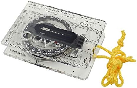 Liujun akrilni prozirni kompas na otvorenom samo-vožnju Karta mjernog kompasa Kompas za mjerenje