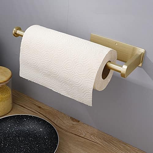 UGPLM držač za papir od nehrđajućeg čelika, zidni uštedeni organizator, sa vijcima Držač ručnika za rub, za kupaonicu