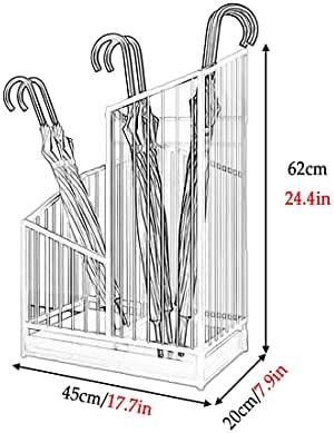 Lunezy van krotkov stalak za stalak za vodu s uklonjivim vodom, hodnik ulazna vrata modernog suncobrana za