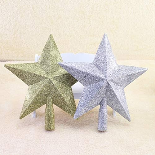 Nuobesty dekor na otvorenom Glitter božićno stablo TOPPER STAR TReetop za božićno ukrašavanje ili