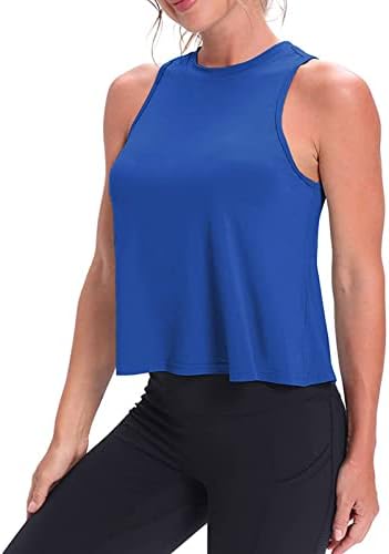 Korzet vrhovi za žene Dressy Casual Y2K Cropped Cami Sport Shirts Tank 2023 ljetni trening bluze
