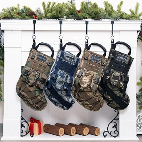 Iza vaše misli nove taktičke božićne čarape Američka vojska sa mollom zupčanicom izdržljivi božićni ukras