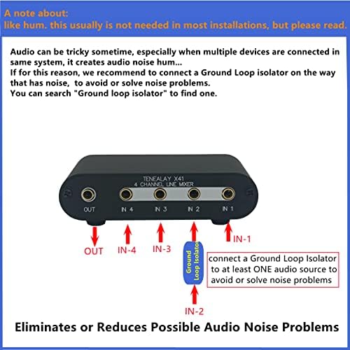 Audio mixer Stereo linija kontrolna kutija za nivoe mini pasivni mikser