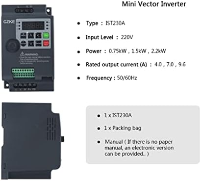 Ndjqy Inverter IST230A 3p 220v/380v 0.75 KW/1.5 KW / 2.2 KW frekvencijski Inverter Izlazni frekvencijski Konverter varijabilni frekvencijski pogon
