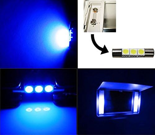 IG-Zakt FIT 2008-2015 Toyota Venza Ultra Blue LED paket žarulja za ispraznost / service