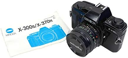 X-370N filmska kamera MINOLTA crno tijelo W 50MM F/1.7 objektiv & amp; kapa & amp; priručnik